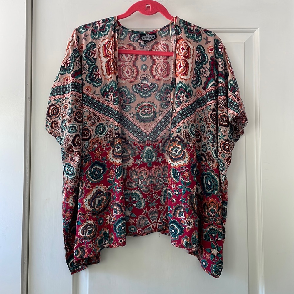 Angie floral kimono